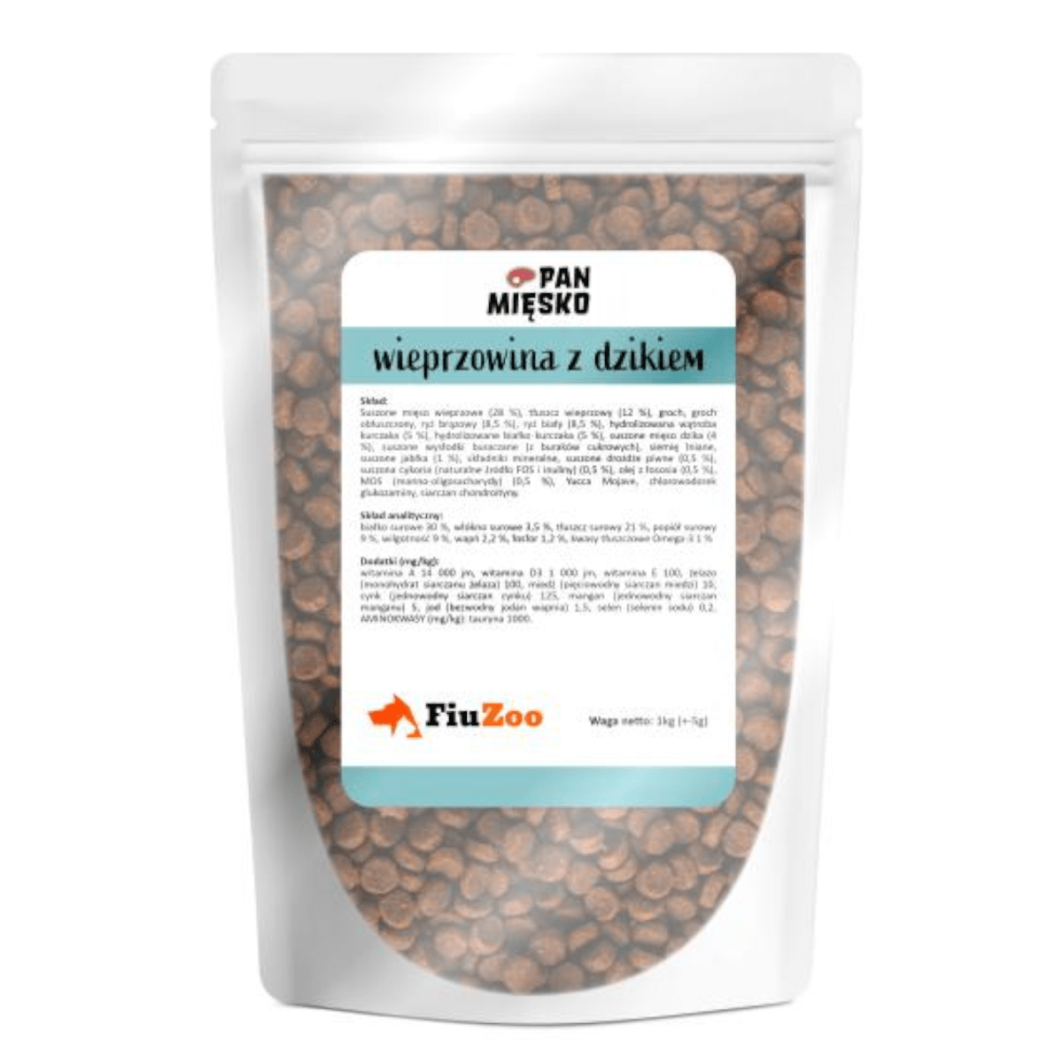 Pan Mięsko Wieprzowina z Dzikiem 1kg XL NA WAGĘ