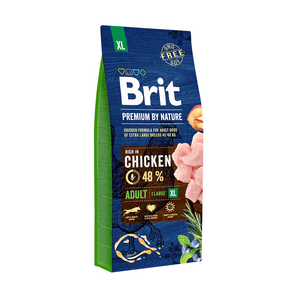 BRIT Premium by Nature Adult Chicken XL 15kg dla wielkich ras